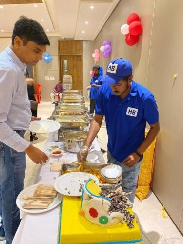 Hiibangalore caterer serving french fries