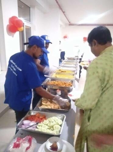Hiibangalore team with food