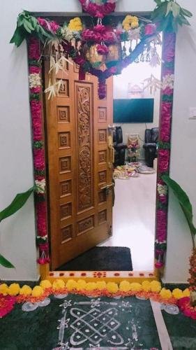 House warming entrance