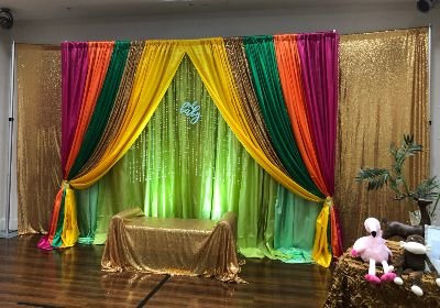 Royal backdrop birthday party decoration Bangalore